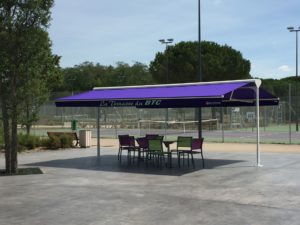 Store terrasse du BTC